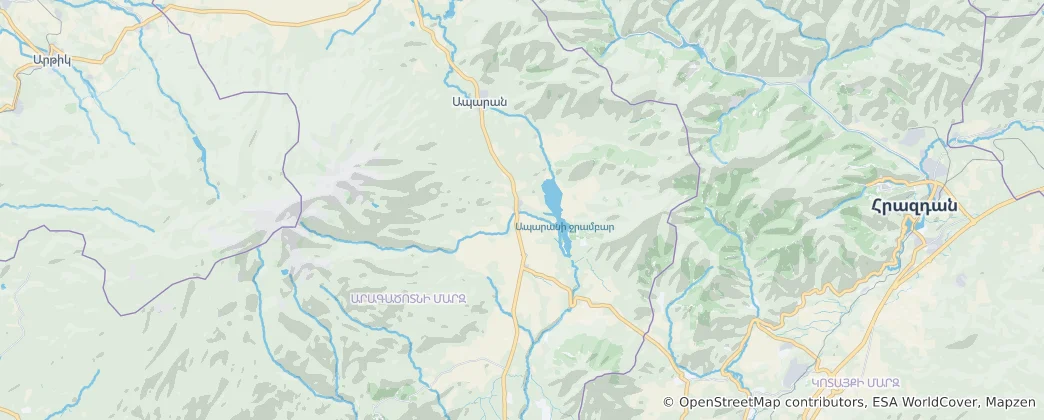 Map of Aparan