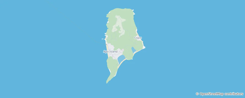 Mapa Apo Island Protected Landscape and Seascape