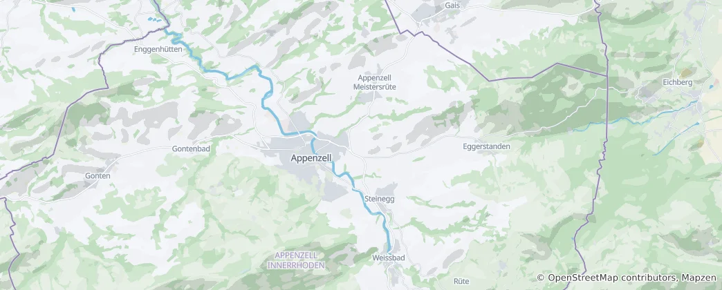 Mappa di Appenzello
