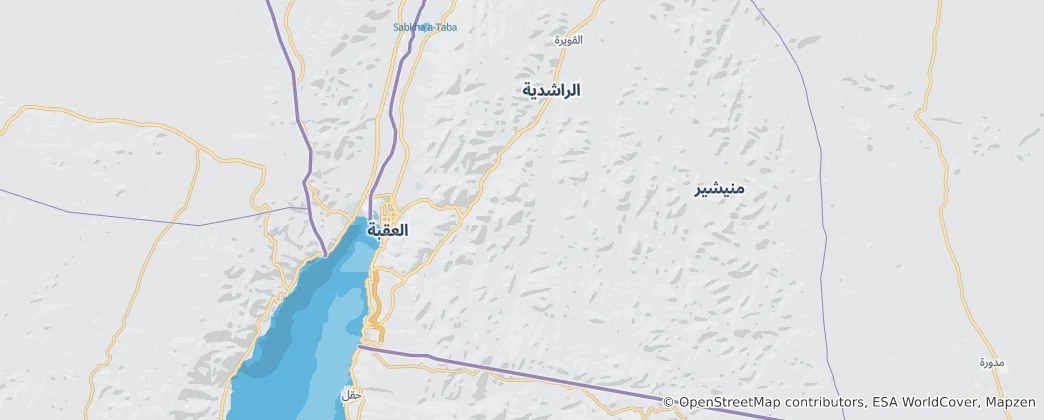 Map of Aqaba