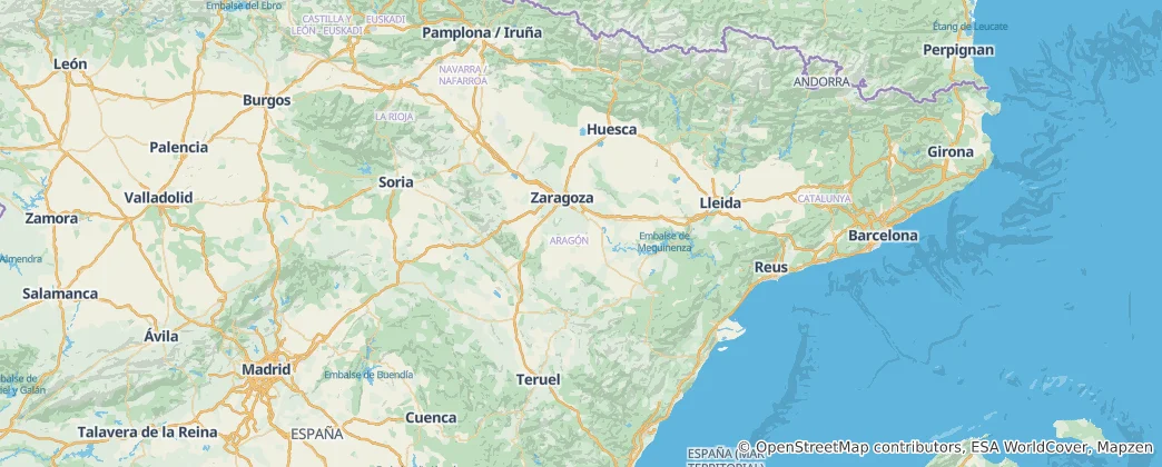 Carte de Aragon