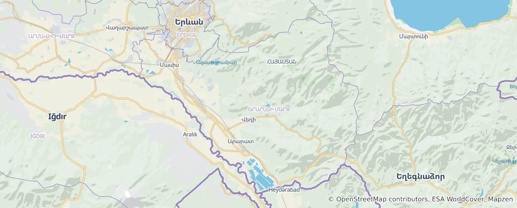 Map of Ararat Province