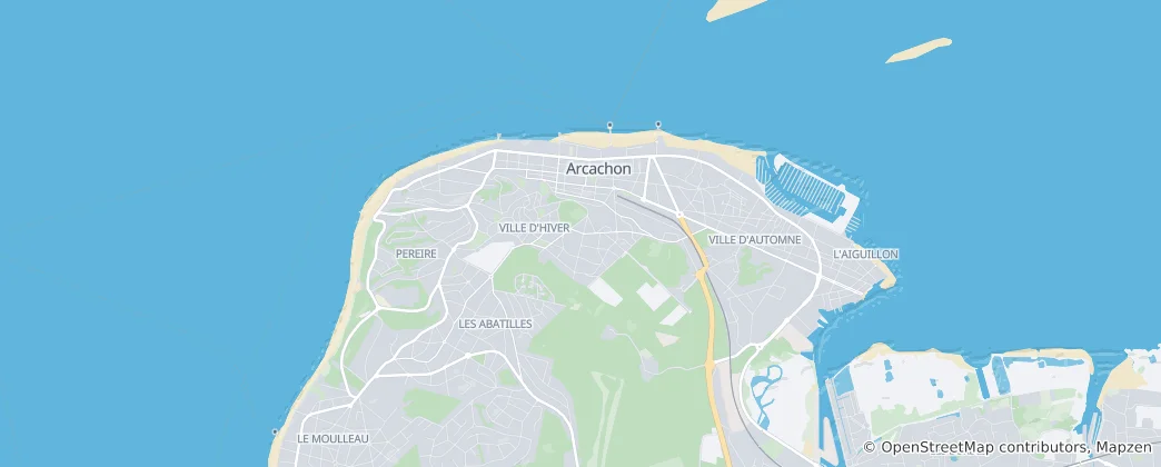 Map of Arcachon