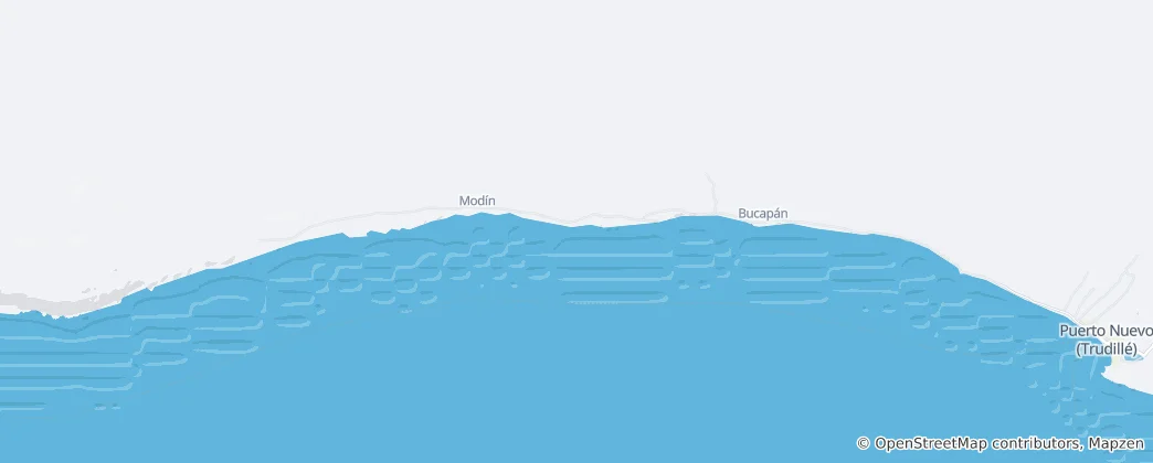 Mapa Área Nacional de Recreo Playa Larga