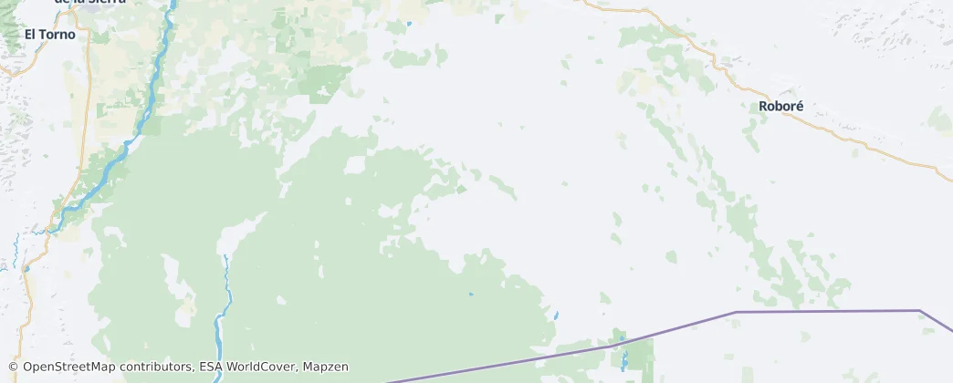Área Natural de Manejo Integrado Kaa-Iya del Gran Chaco — Map