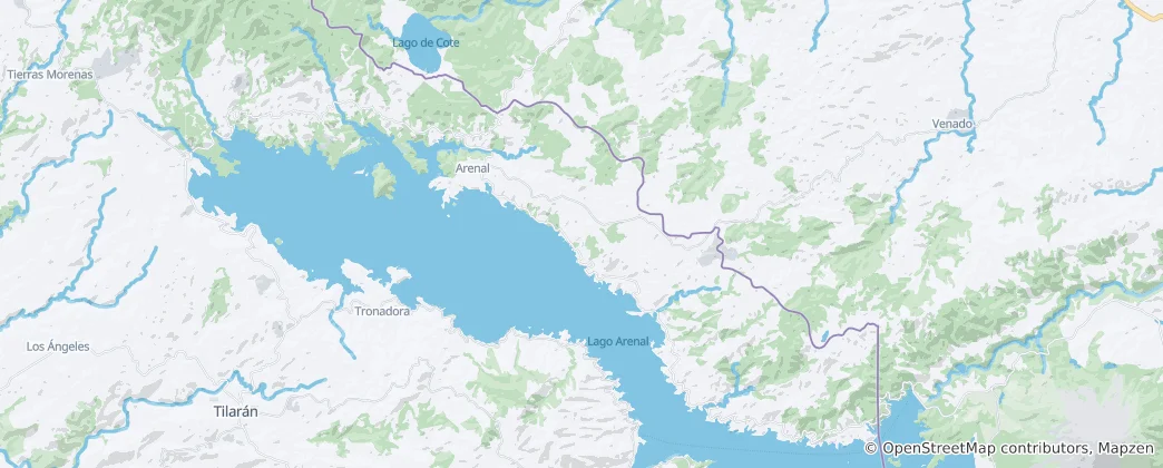 Mapa Arenal