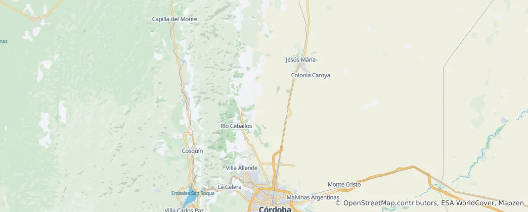 Mapa Colón Department