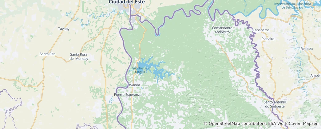 Iguazú Department 지도