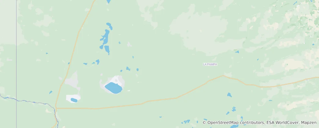 Mapa Limay Mahuida Department