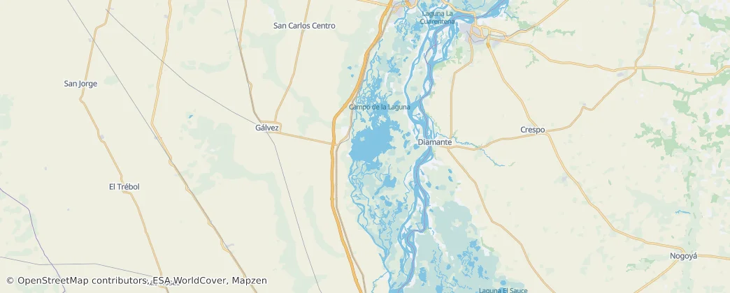 San Jerónimo Department — Mapa