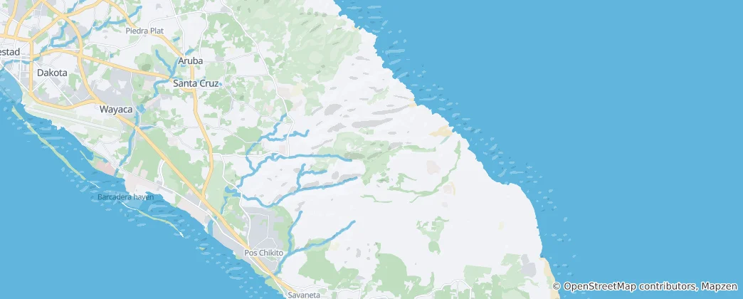 Mappa di Parco nazionale di Arikok