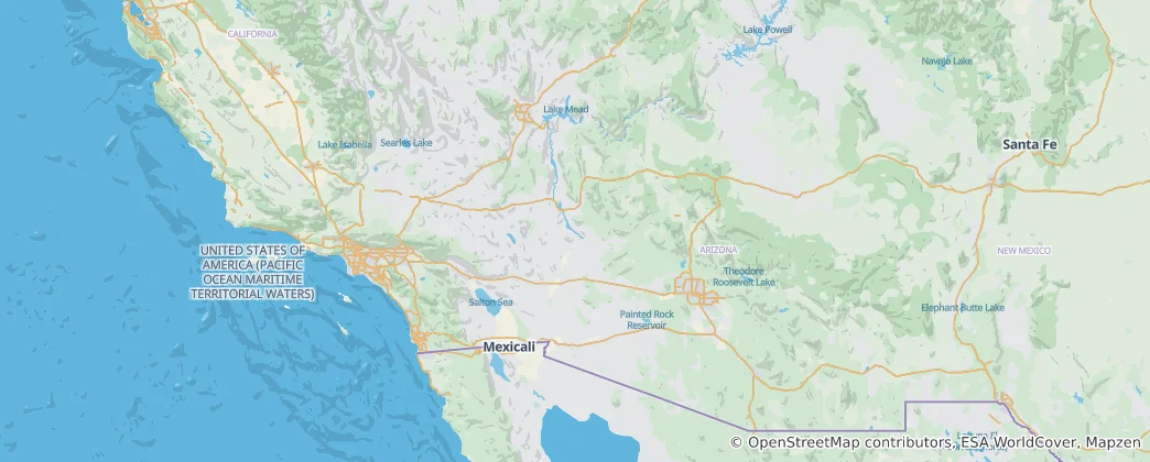 Mapa Arizona