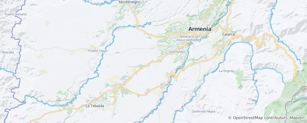 Karte von Armenia