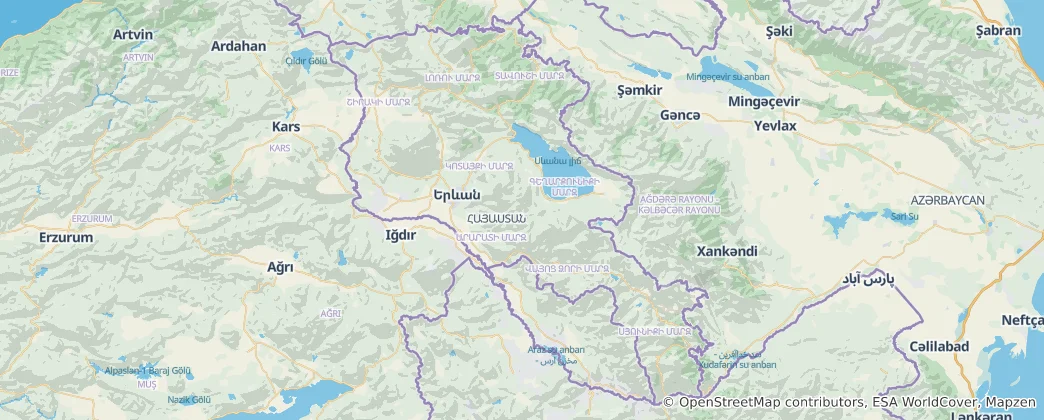 Map of Armenia