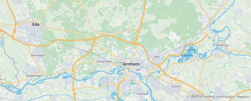 Map of Arnhem