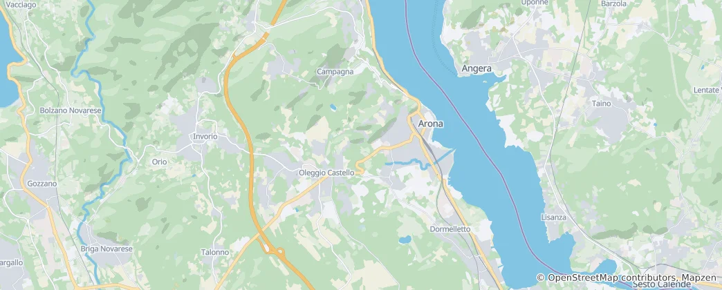 Arona 지도
