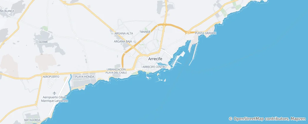 Map of Arrecife