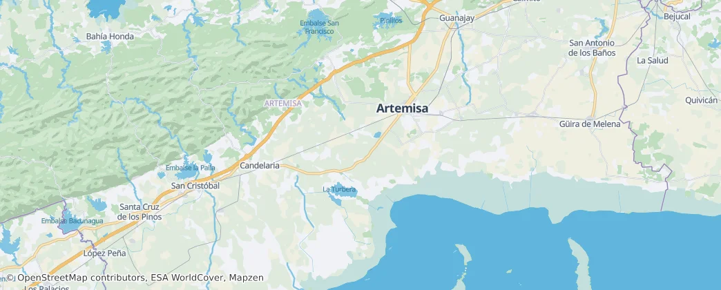 Artemisa — Mappa
