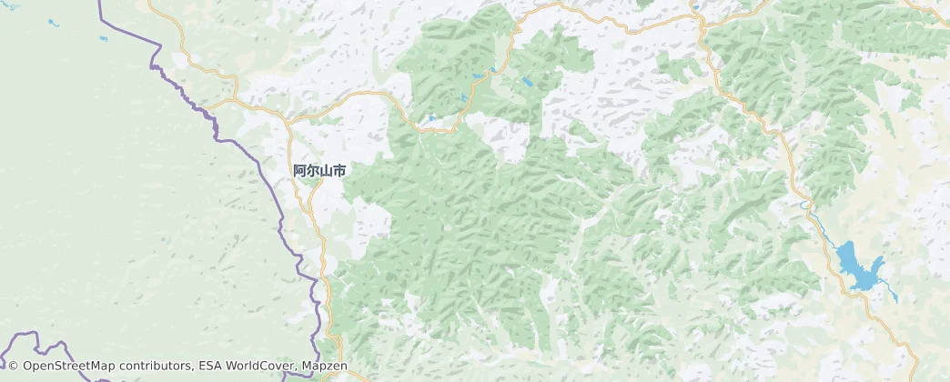 Arxan National Forest Park — Mappa