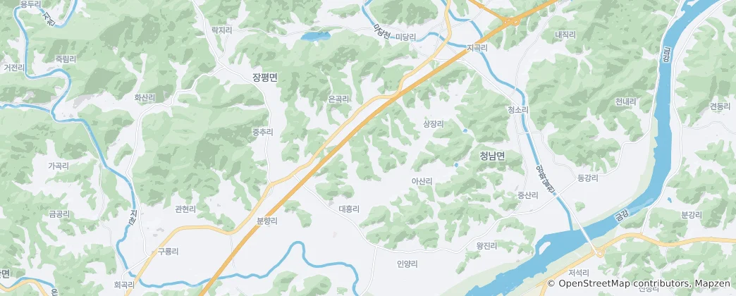 Mapa Asan