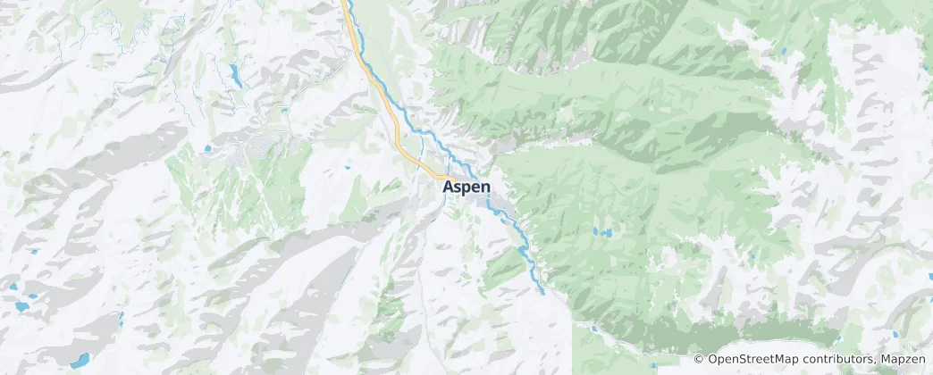 Térkép: Aspen