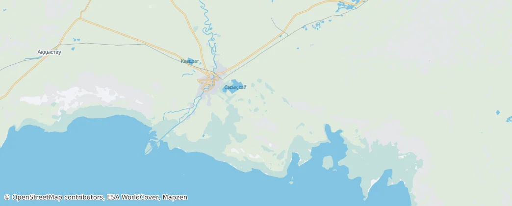 Atyrau — Map