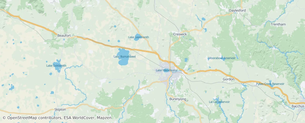 City of Ballarat — 地图