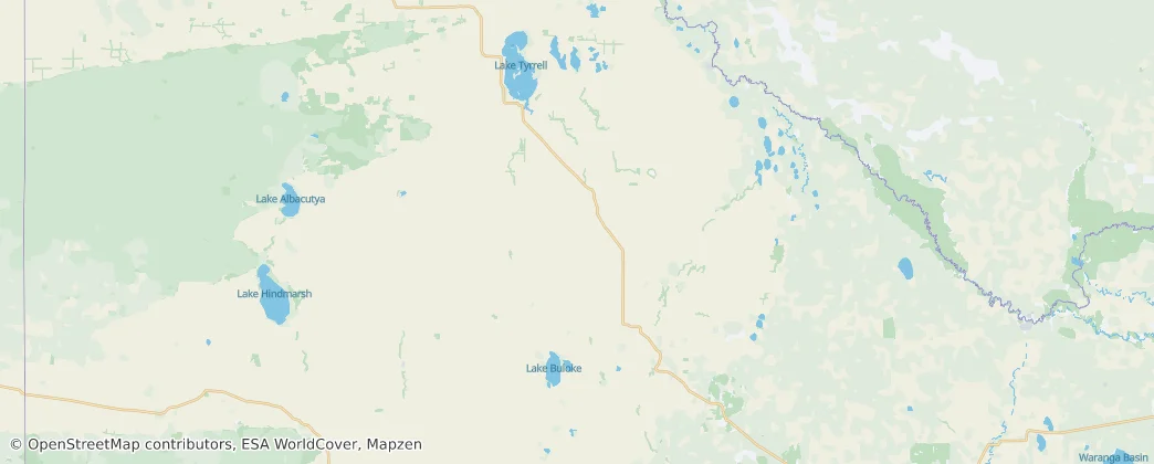 contea di Buloke — Mappa