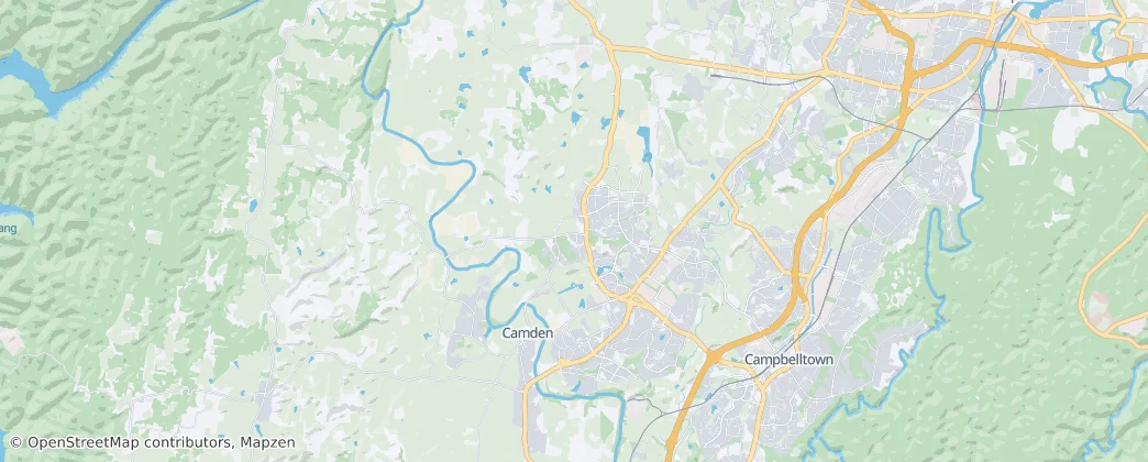 municipalità di Camden — Mappa