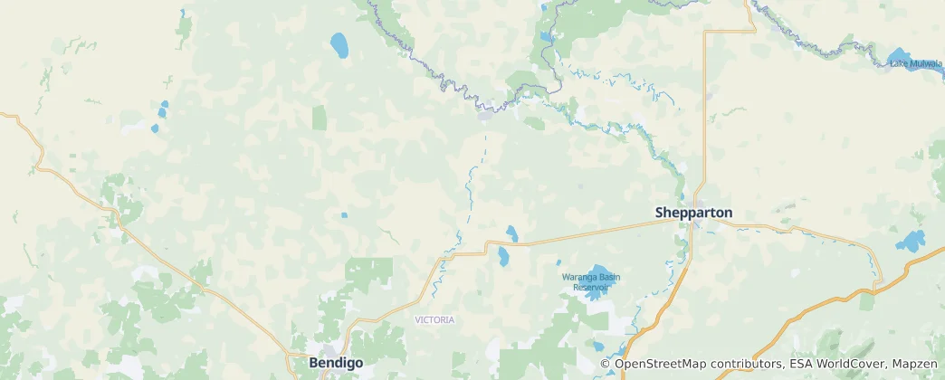 Shire of Campaspe Haritası