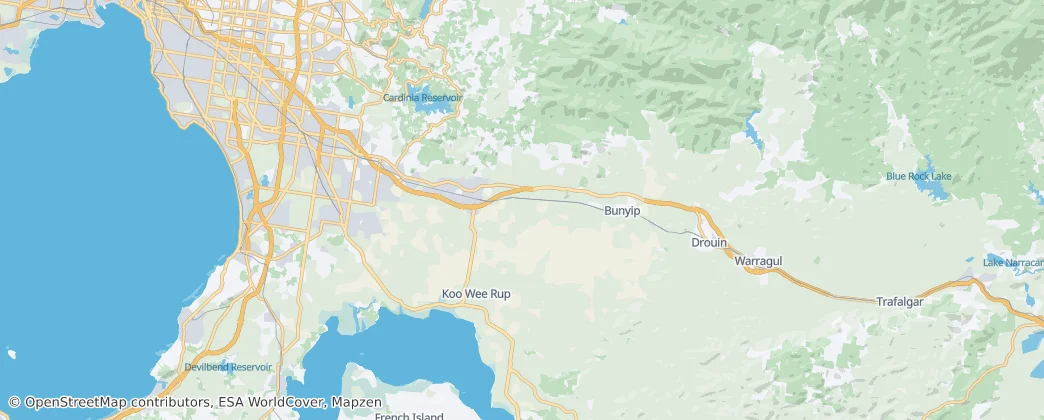 Shire of Cardinia – Mapa