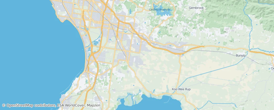 Map of City of Casey