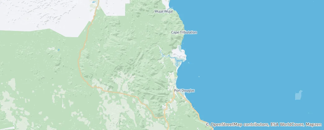 Карта Shire of Douglas
