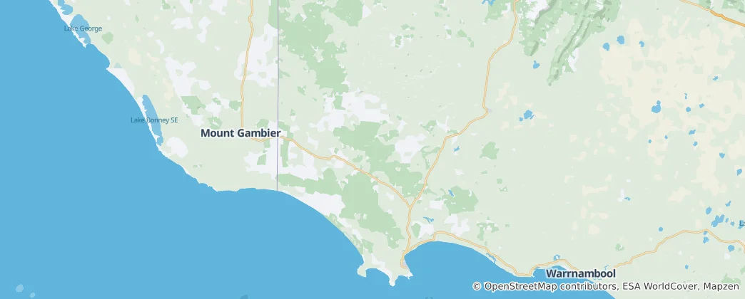 Map of Shire of Glenelg