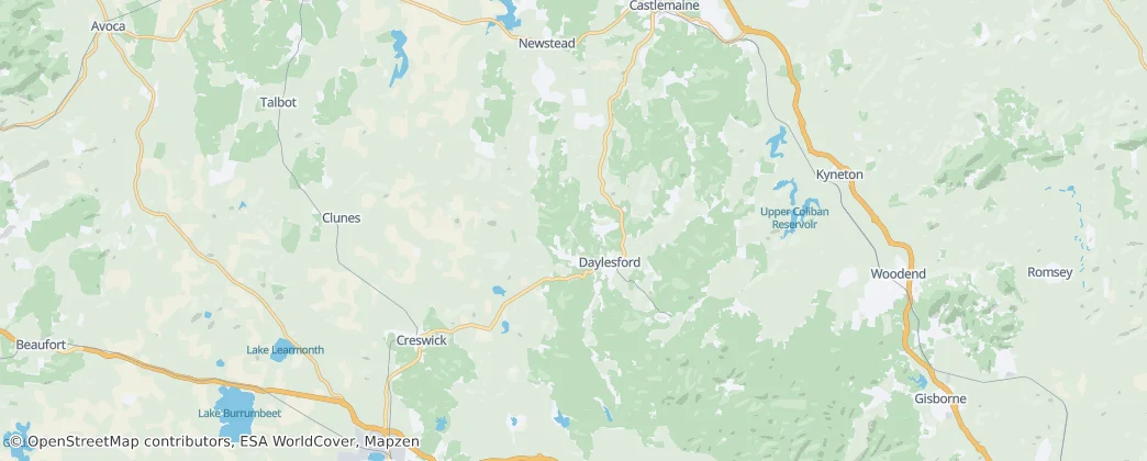 Shire of Hepburn — Map