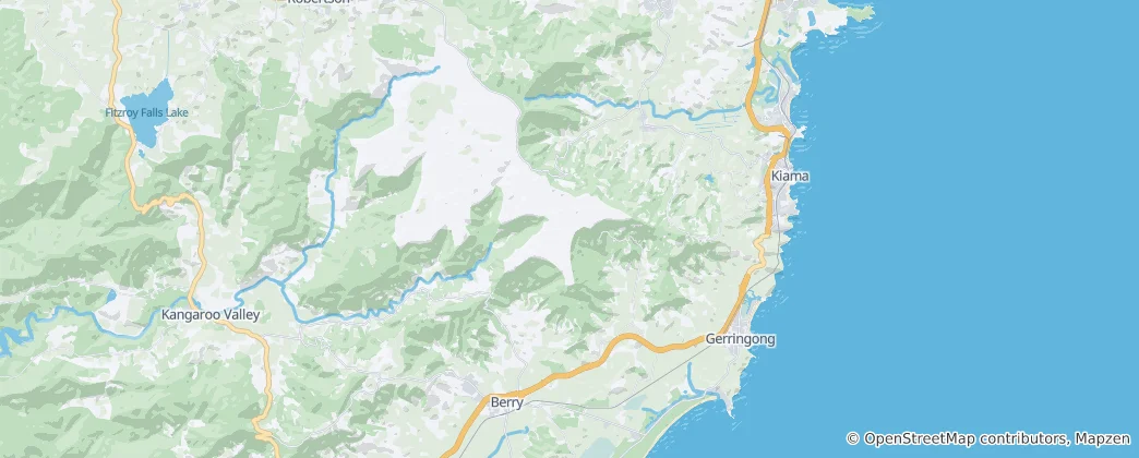 Mapa Municipality of Kiama