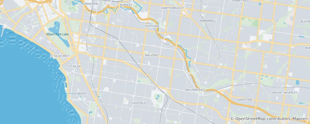 Mapa de City of Stonnington