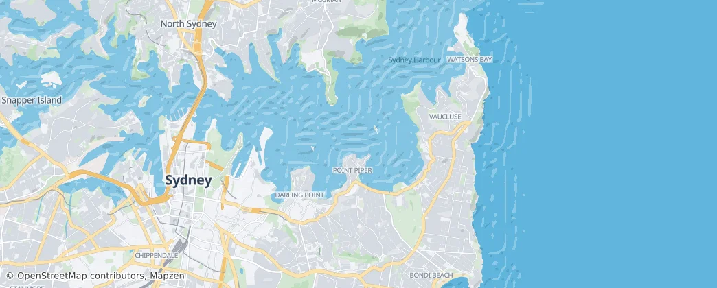 Woollahra Municipality — Karte