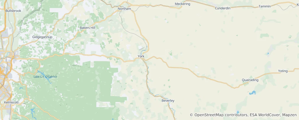 Map of Shire of York