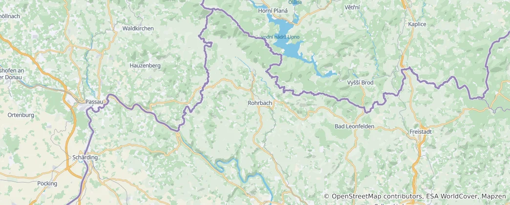 Map of Rohrbach District