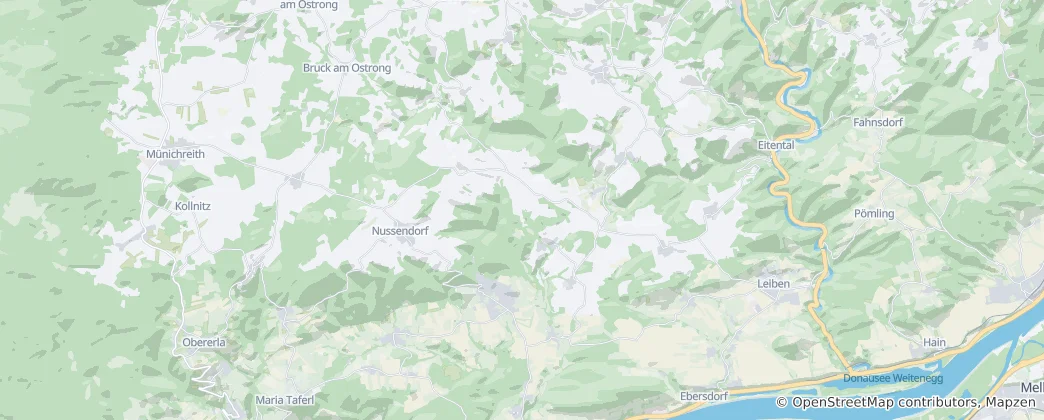Mapa Artstetten-Pöbring