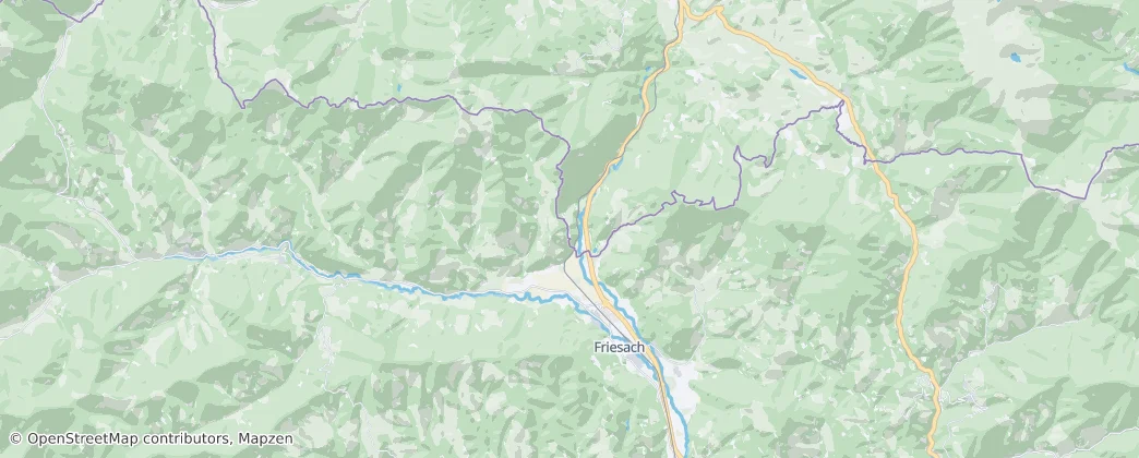 Friesach — Mapa
