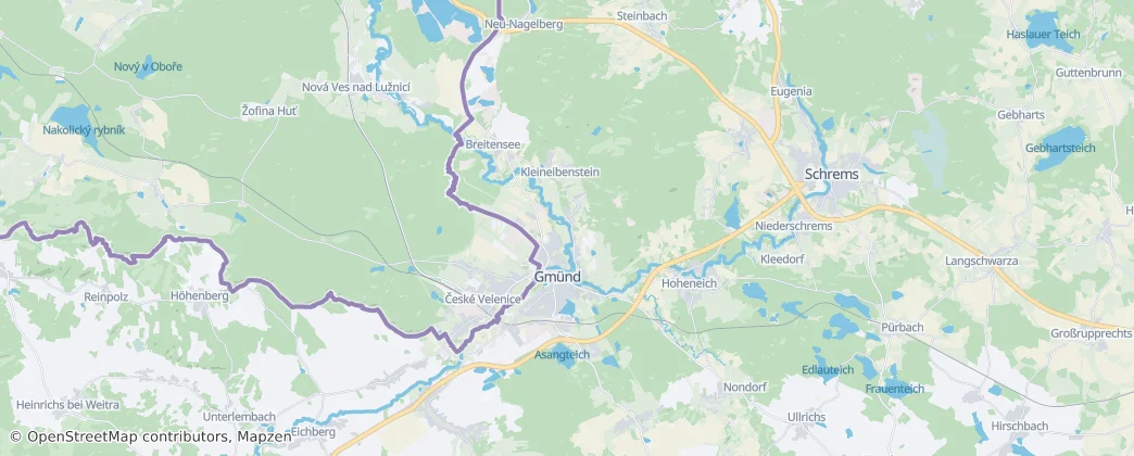 Gmünd — Mappa