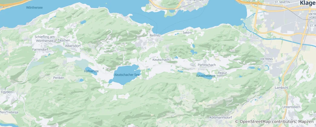 Mapa Keutschach am See