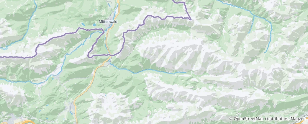 Scharnitz Haritası