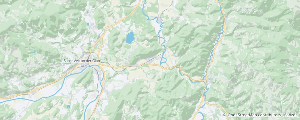 Mapa Sankt Georgen am Längsee