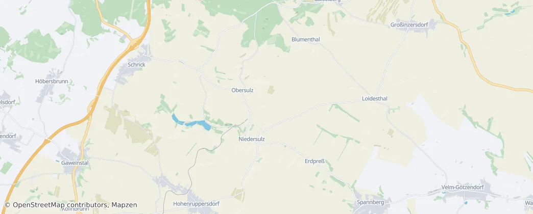 韦因地区苏尔茨 — 地图