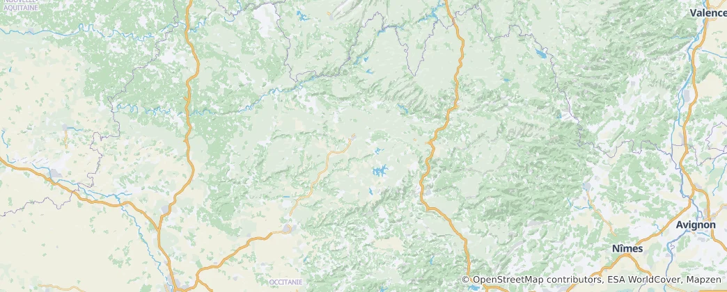 Mapa De Aveyron