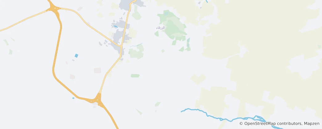 Kaart van Azraq Wetland Reserve