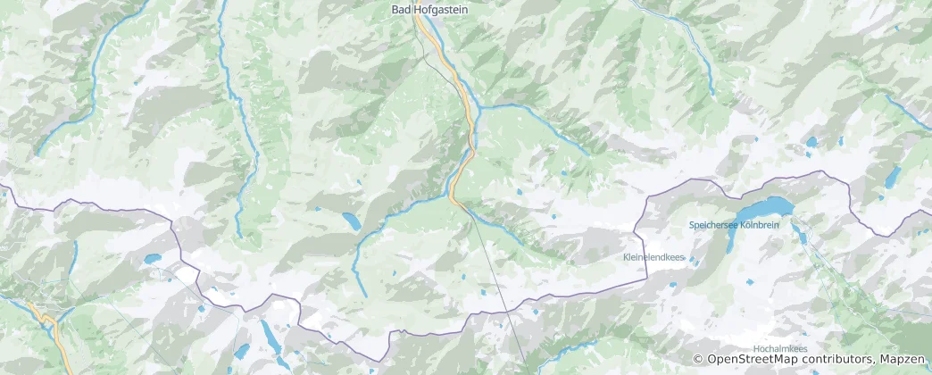 Mapa de Bad Gastein
